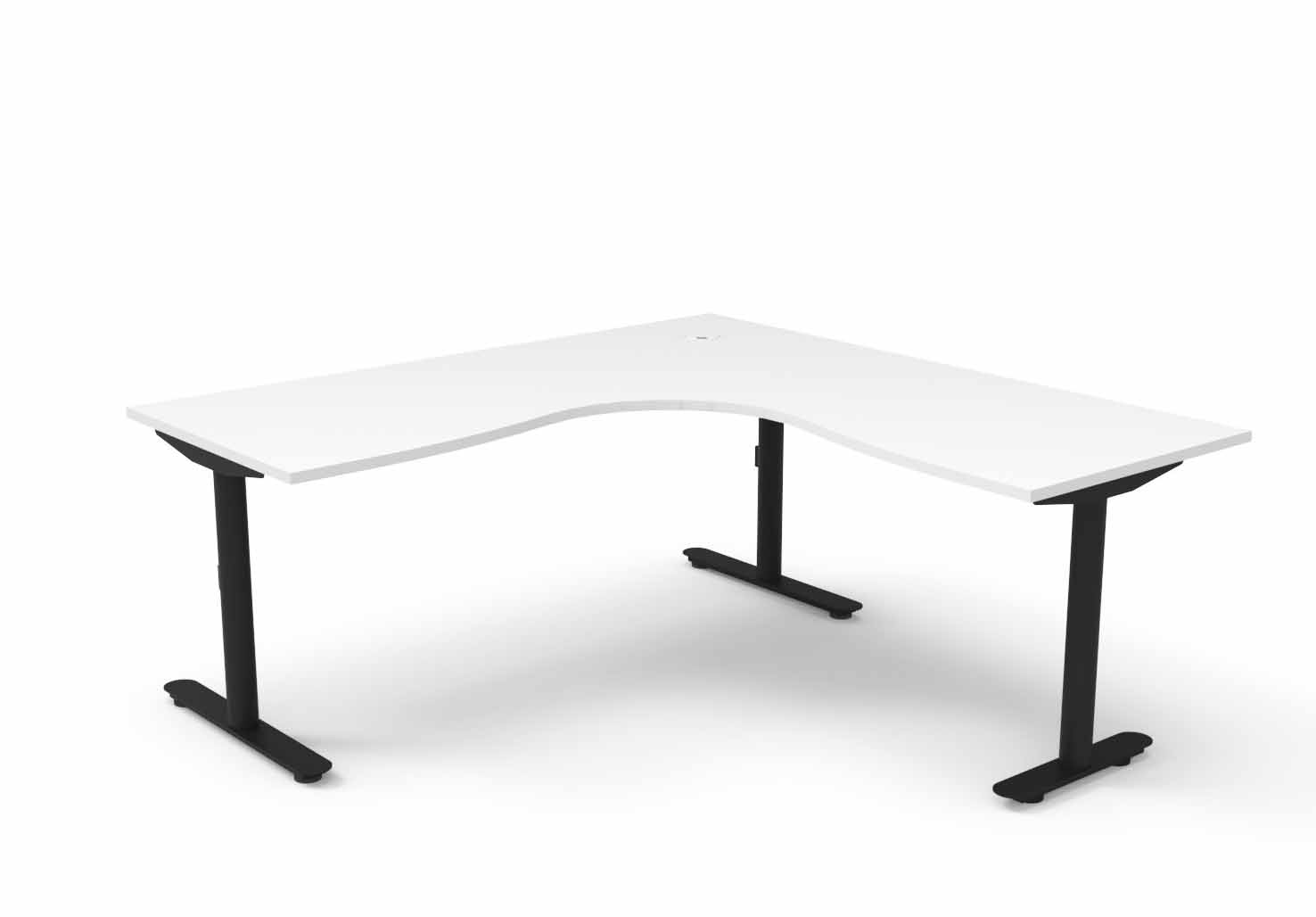 Halo Static Corner Desk 